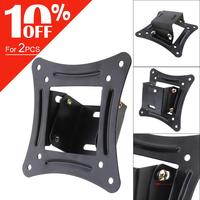 15KG 14 ~ 26 cali LCD LED TV uchwyt ścienny obrotowy uchwyt na telewizor uchwyt ścienny LCD telewizor z płaskim ekranem rama 10 MAX VESA 75x75mm 100x100mm 1